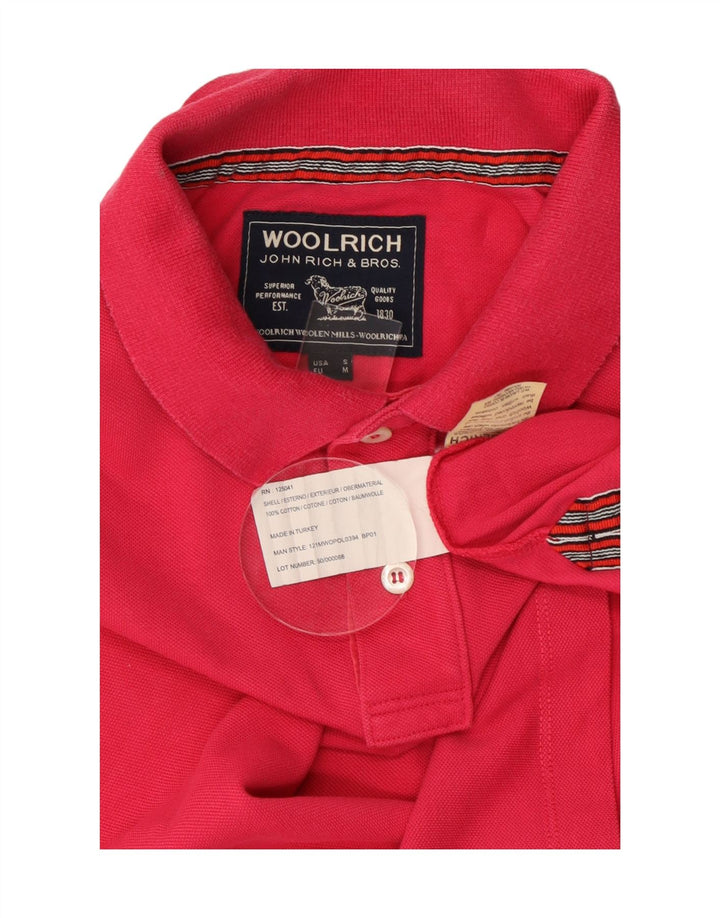 WOOLRICH Poloshirt til mænd Lille Pink Bomuld