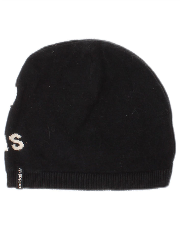 Adidas Grafisk Beanie Hat til kvinder One Size sort bomuld