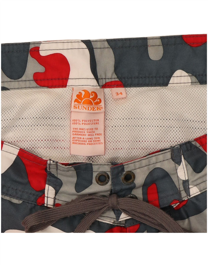 SUNDEK Badeshorts til mænd Stor Flerfarvet Camouflage Polyester