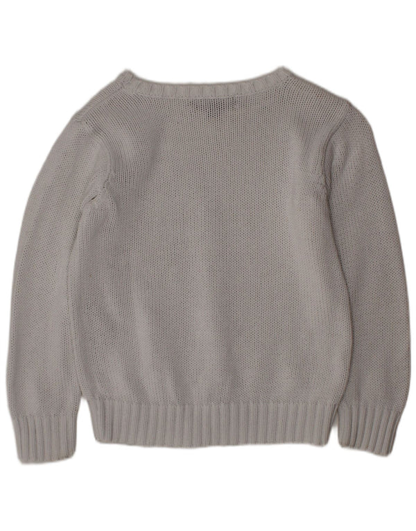 POLO RALPH LAUREN Drenge Boat Neck sweater 2-3 år Hvid Bomuld