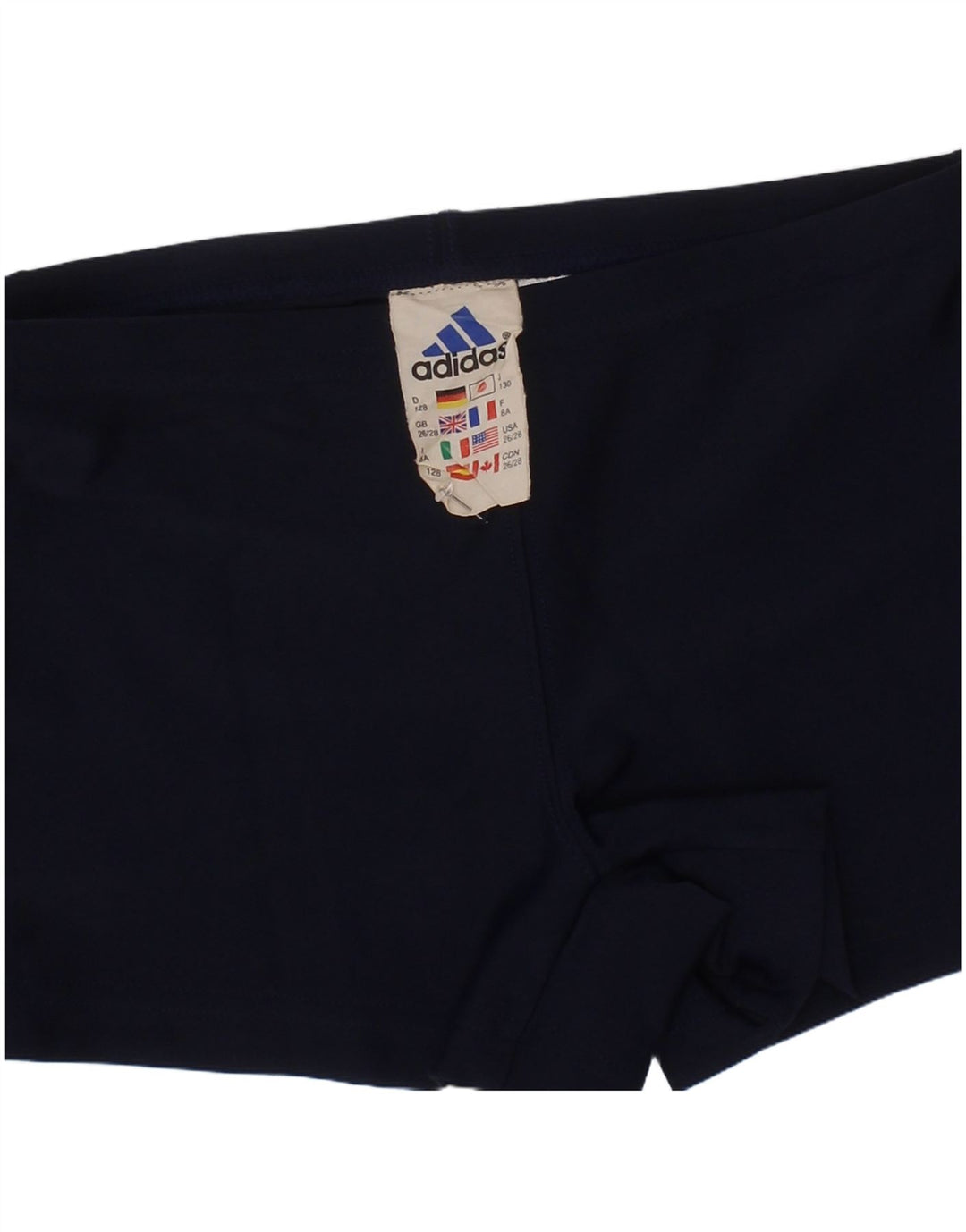 Adidas drenge badeshorts 7-8 år marineblå polyester