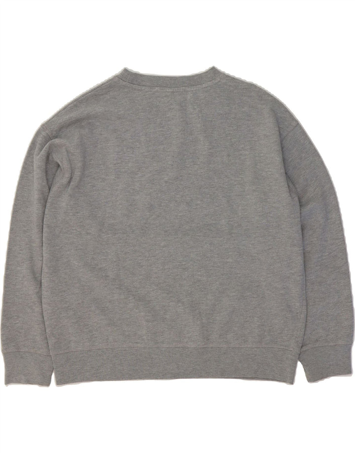 LEVI'S Womens Oversized Sweatshirt Jumper UK 18 XL Grey Cotton Vintage Levi's and Second-Hand Levi's from Messina Hembry 