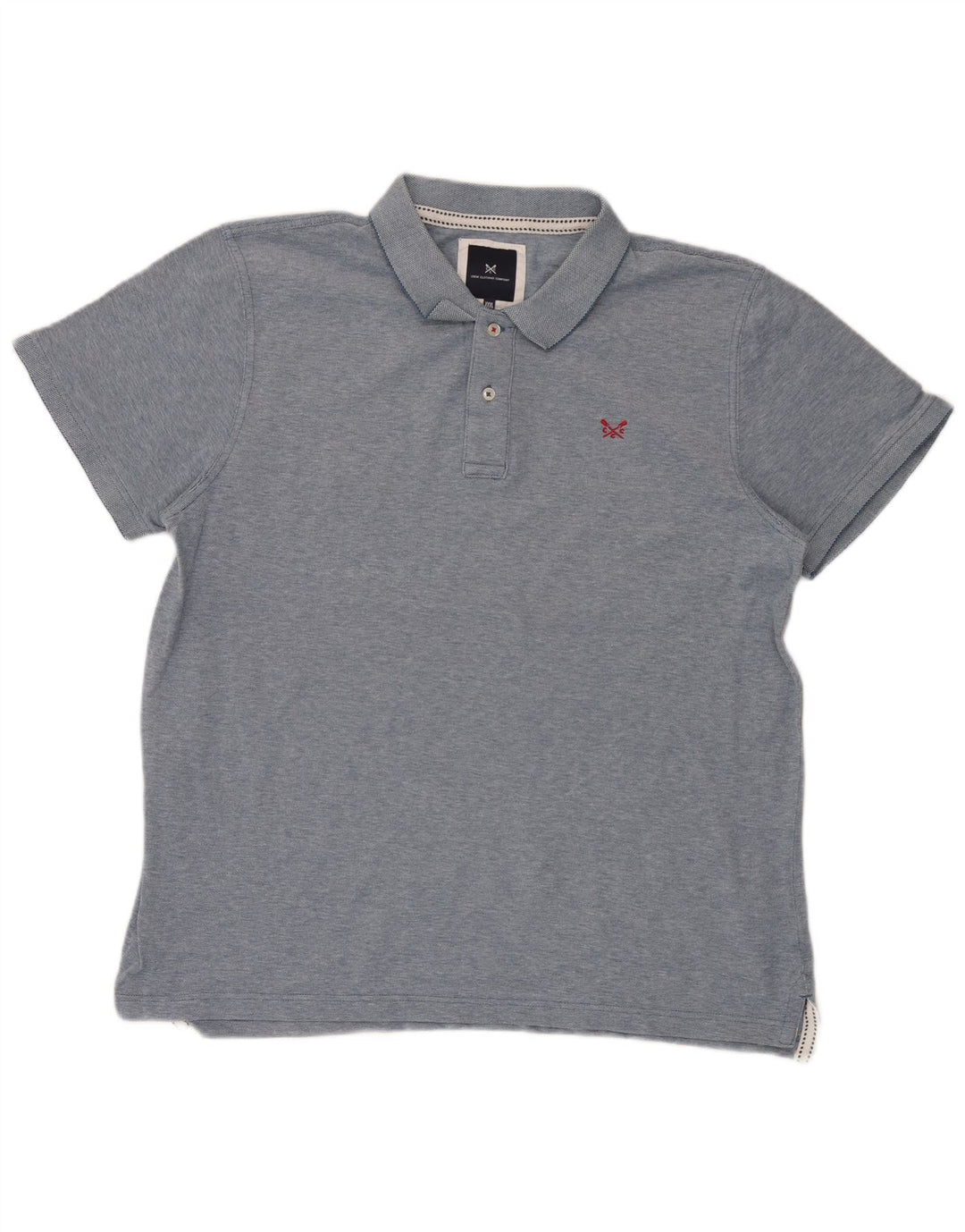 Crew Clothing Herre Polo Shirt 3XL Blå Bomuld