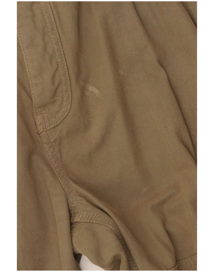 Fat Face Herre Straight Cargo Bukser W38 L30 Khaki Bomuld