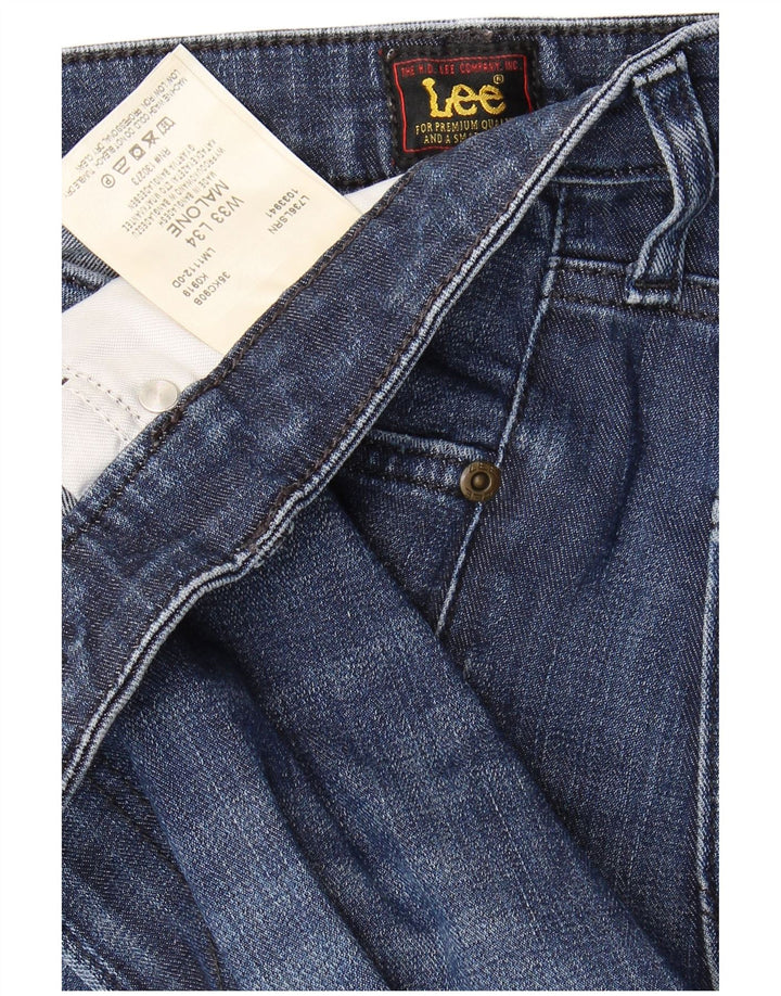 LEE Mens Malone Slim Jeans W33 L29 Blue Cotton