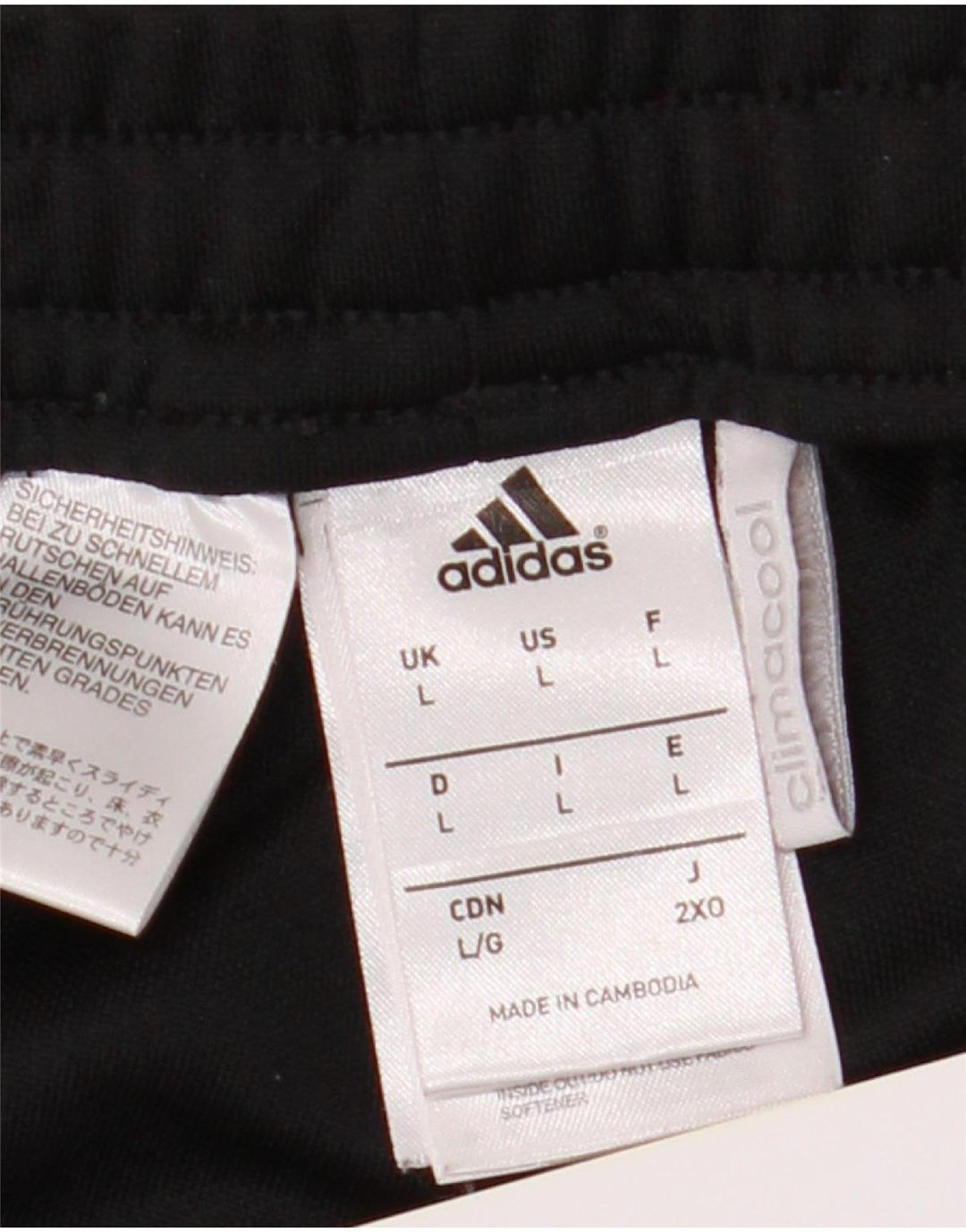 Adidas Herre Climacool Træningsdragt Bukser Large Sort Polyester