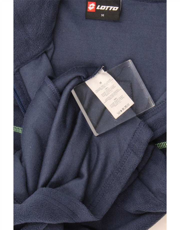 Lotto Dame Fleece Jumper UK 14 Medium Navy Blue Polyester