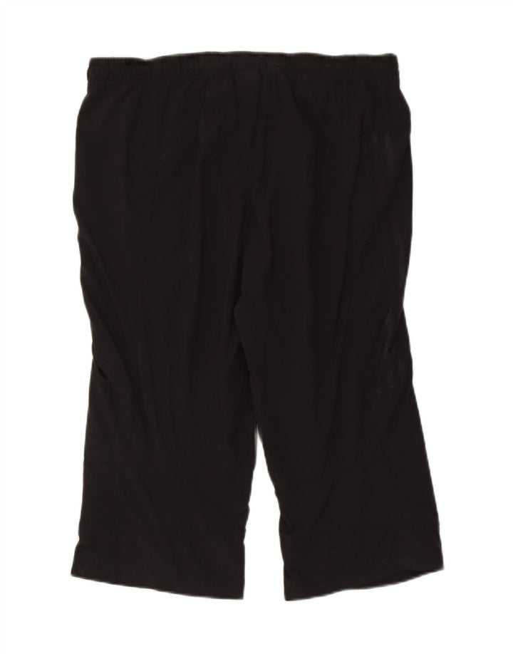 ADIDAS Womens Bermuda Sport Shorts UK 16 Large  Black Vintage Adidas and Second-Hand Adidas from Messina Hembry 