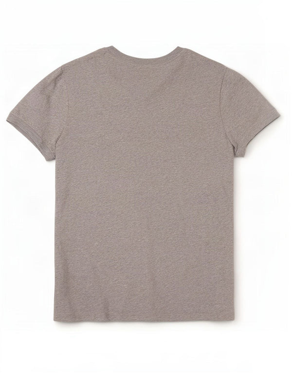 Adidas Dame T-Shirt Top UK 12 Medium Grå Bomuld