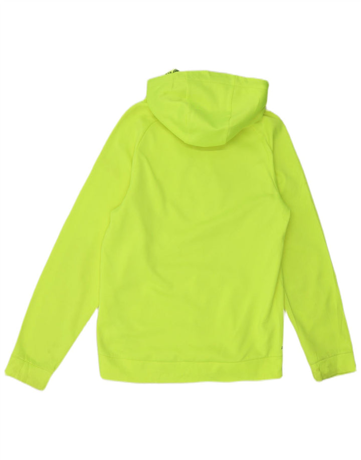 Nike Herre Dri Fit Grafisk Hoodie Jumper Lille grøn polyester