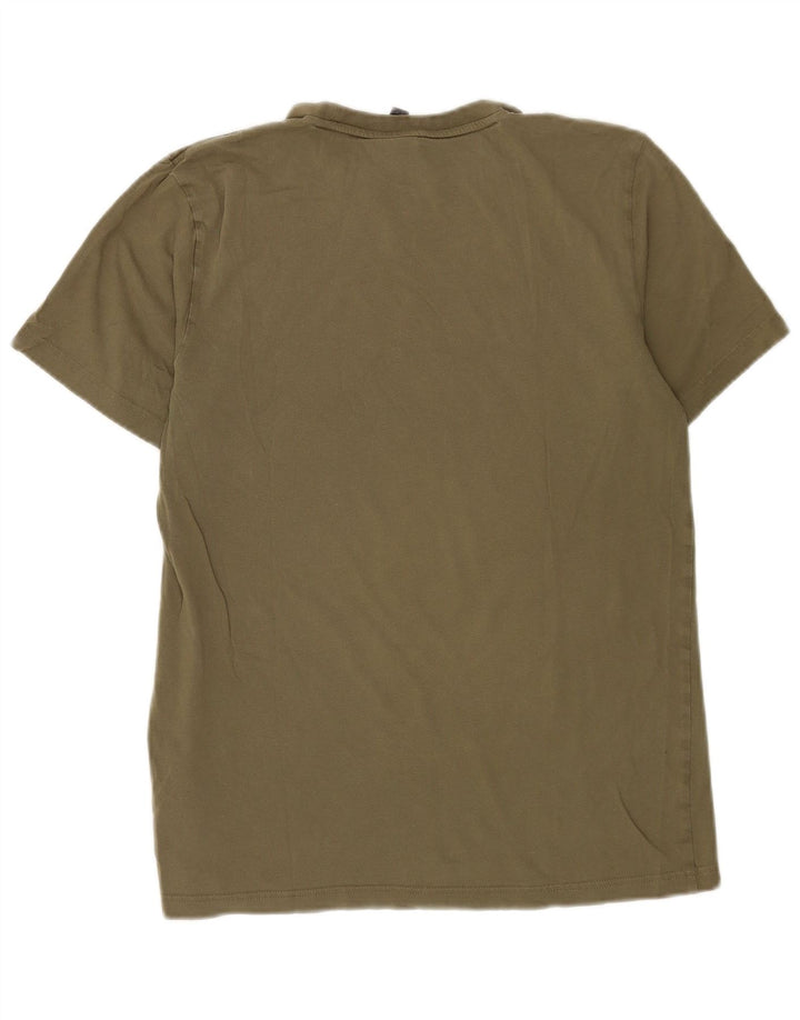 Adidas grafisk t-shirt til mænd, medium Khaki Bomuld