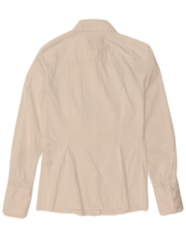 Hugo Boss Dameskjorte EU 34 XS Hvid Bomuld