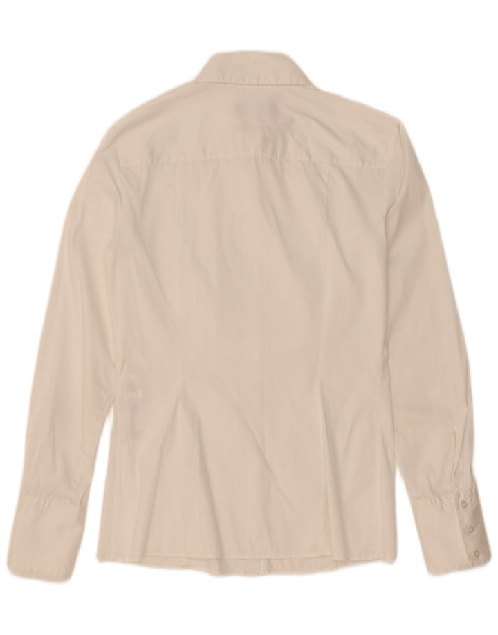 Hugo Boss Dameskjorte EU 34 XS Hvid Bomuld