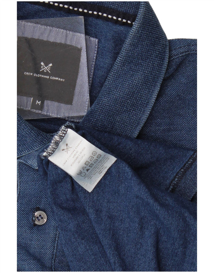 Besætningstøj Herre poloshirt Medium marineblå bomuld