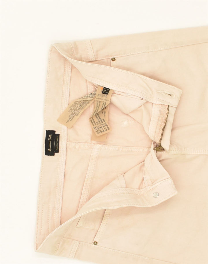 MASSIMO DUTTI Womens Slim Jeans US 6 Medium W28 L30 Pink Cotton | Vintage Massimo Dutti | Thrift | Second-Hand Massimo Dutti | Used Clothing | Messina Hembry 