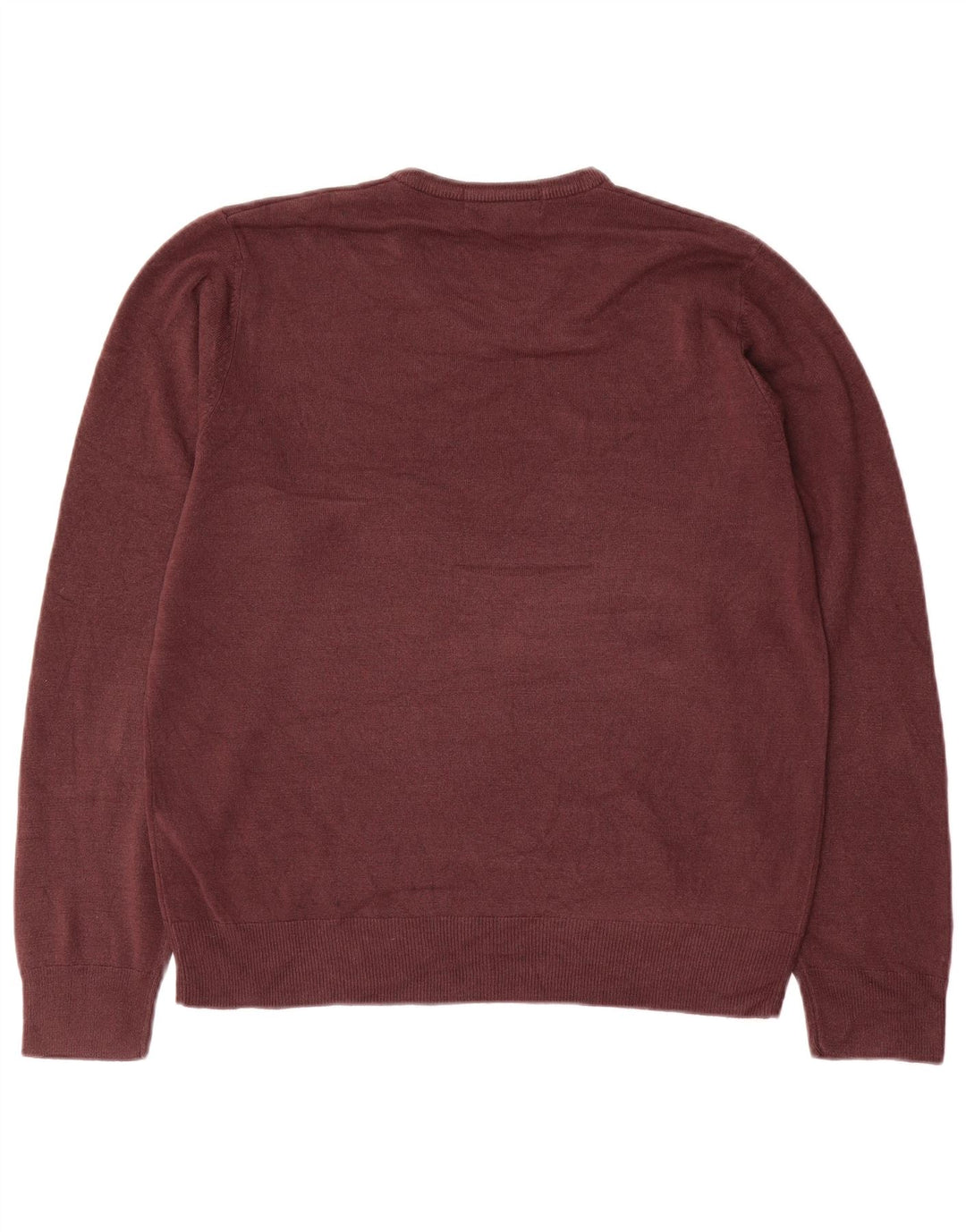 Marks & Spencer Herre V-hals sweater Medium Brun Akryl