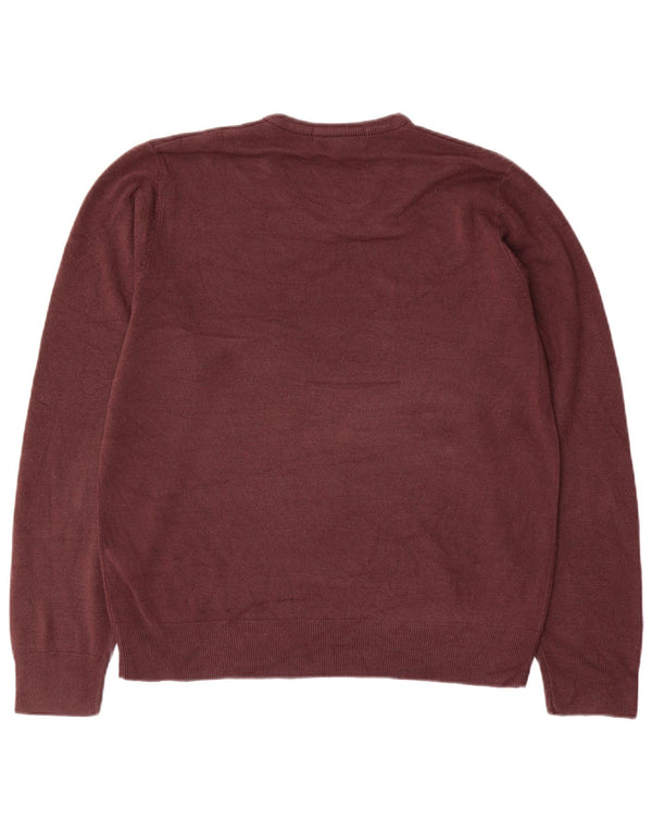Marks & Spencer Herre V-hals sweater Medium Brun Akryl