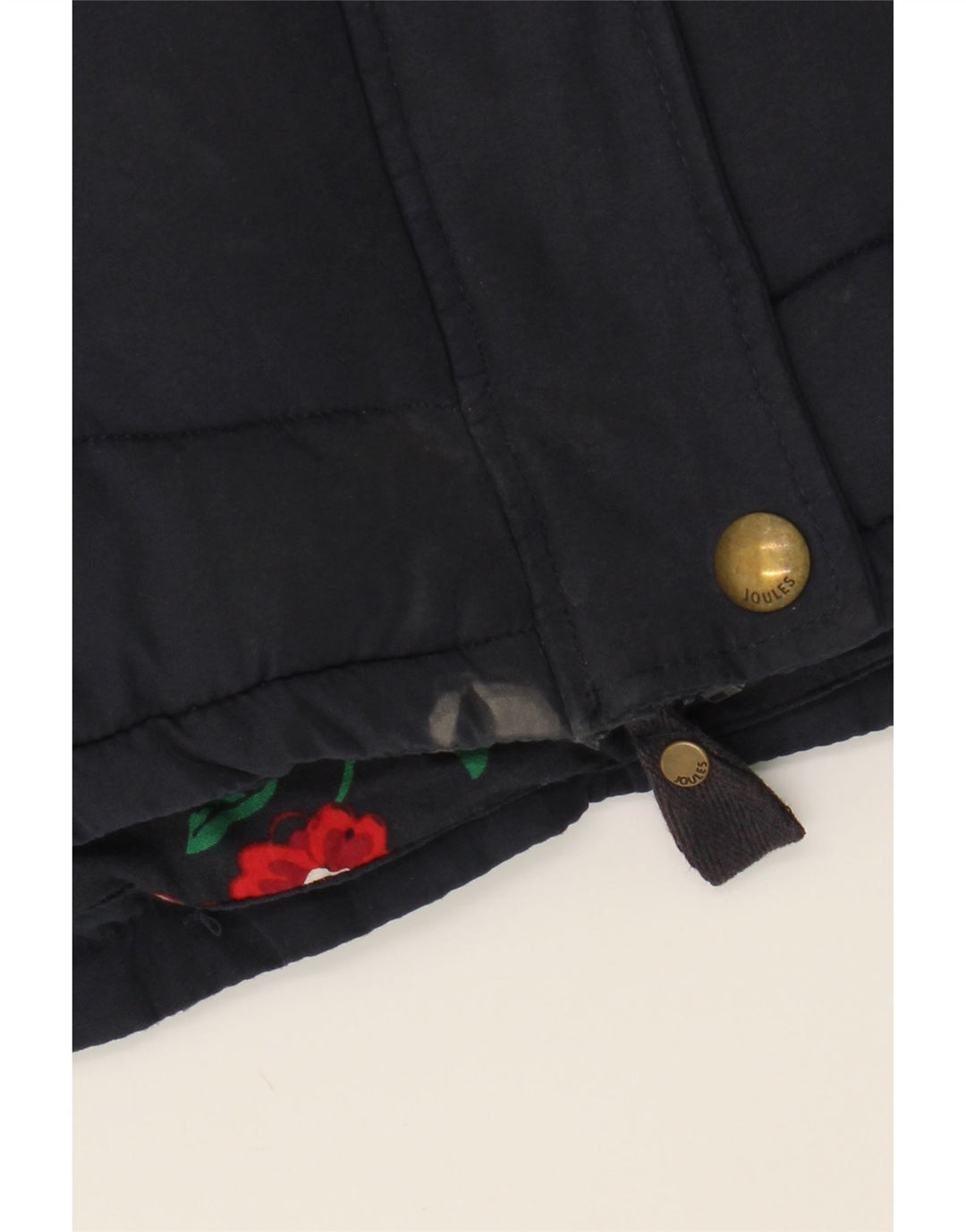 JOULES Womens Padded Gilet UK 8 Small  Navy Blue Polyester Vintage Joules and Second-Hand Joules from Messina Hembry 