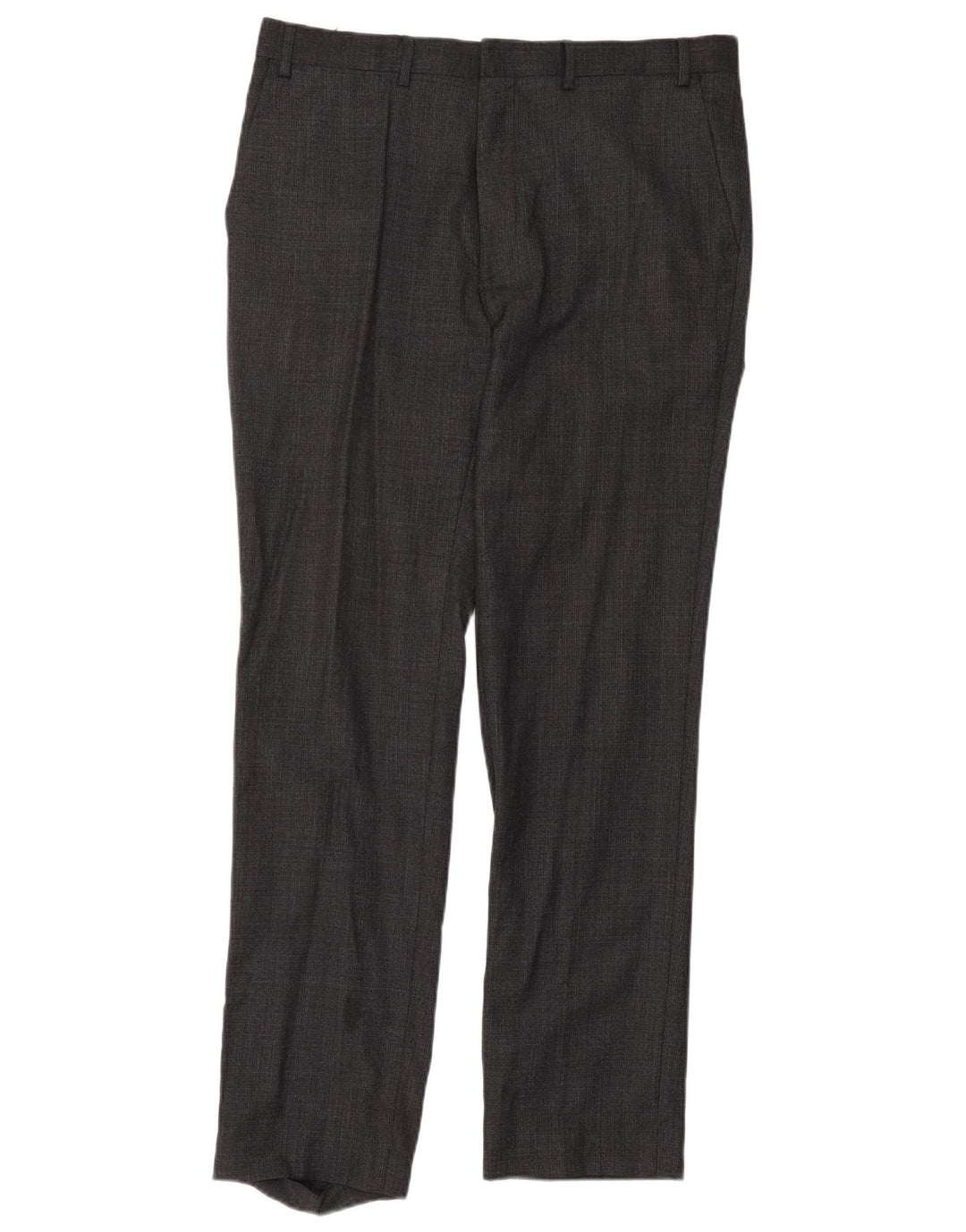 Marks & Spencer Herre Autograph Straight Suit Bukser W36 L33 Grå Uld