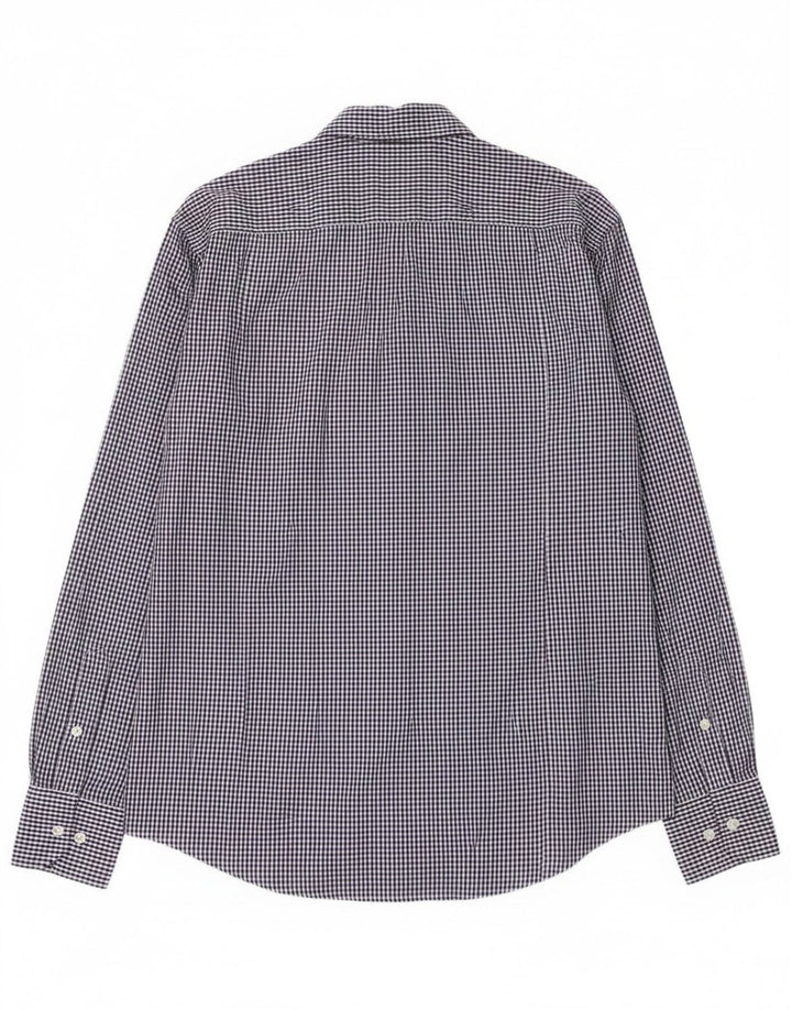 Kappa Herreskjorte Medium Blue Gingham Cotton