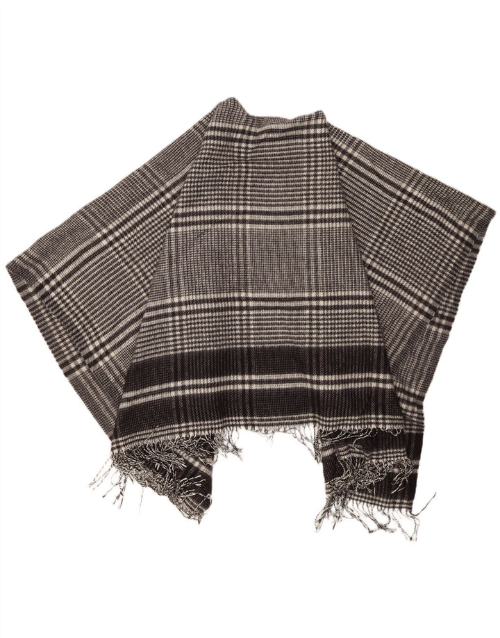 Marks & Spencer Dame Cape Cardigan Sweater One Size Black Houndstooth