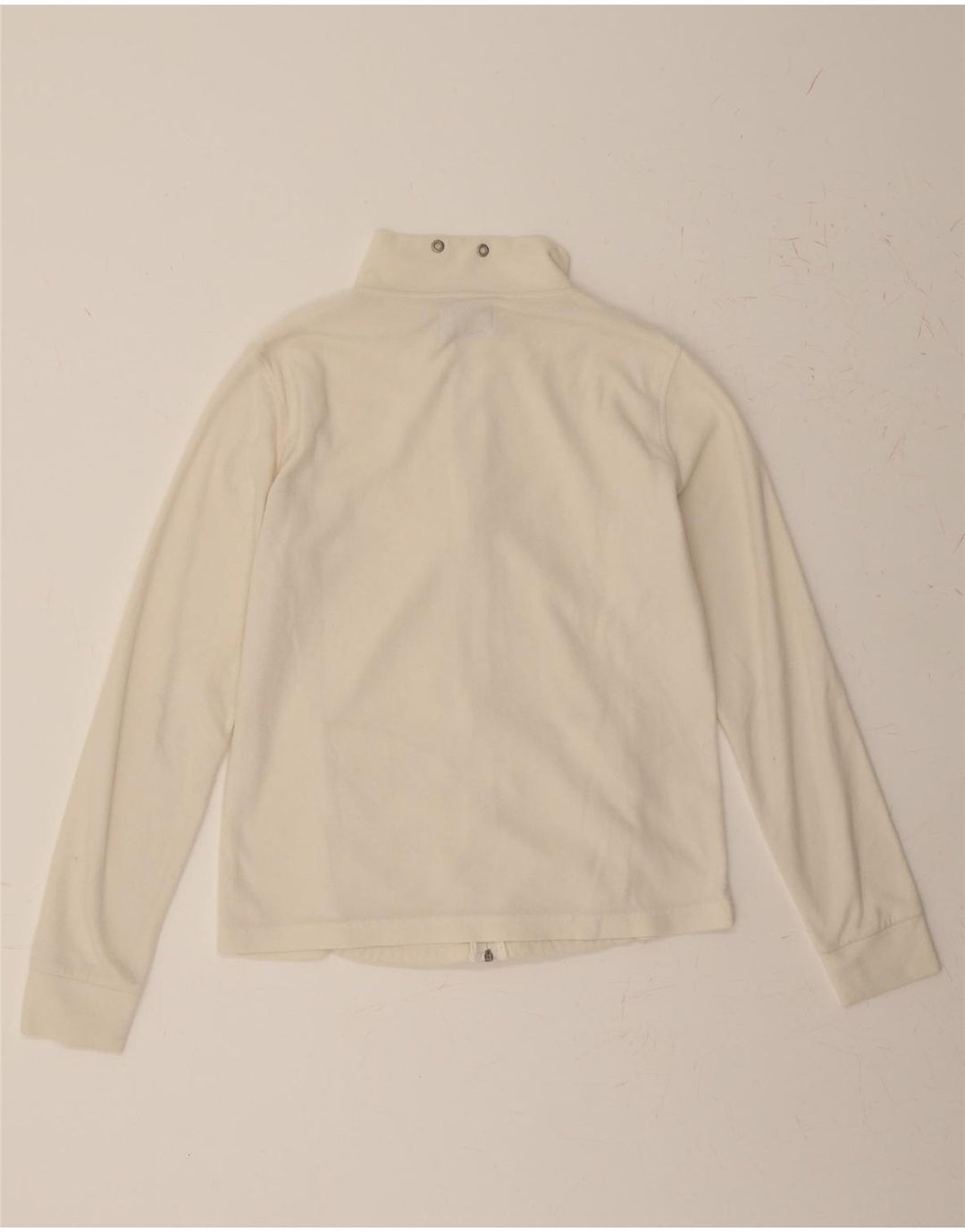 SERGIO TACCHINI Womens Fleece Jacket UK 16 Large Beige Vintage Sergio Tacchini and Second-Hand Sergio Tacchini from Messina Hembry 