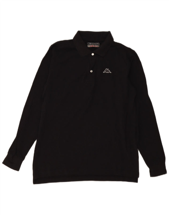 Kappa Langærmet Polo Shirt til mænd Lille sort bomuld