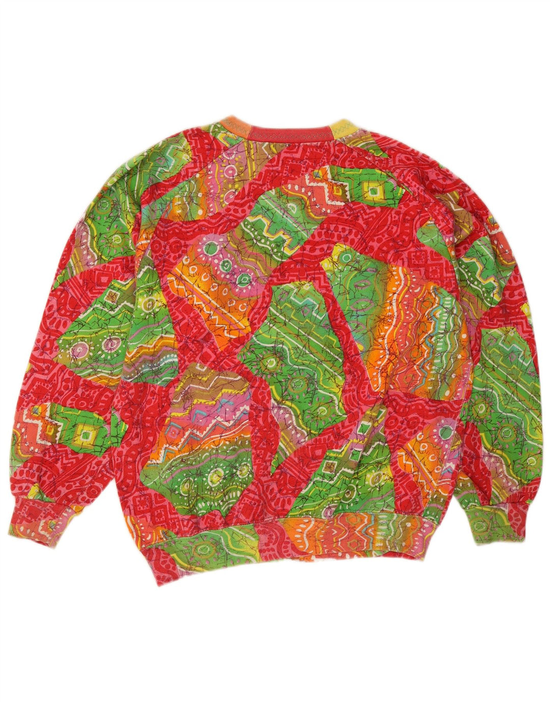 Bedste Firma Dame Sweatshirt Jumper US 8 Medium Flerfarvet Geometrisk