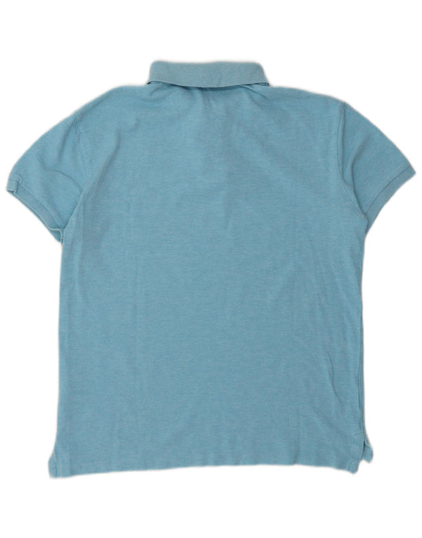 Polo Ralph Lauren Mens Slim Fit Polo Shirt Medium Blue Cotton