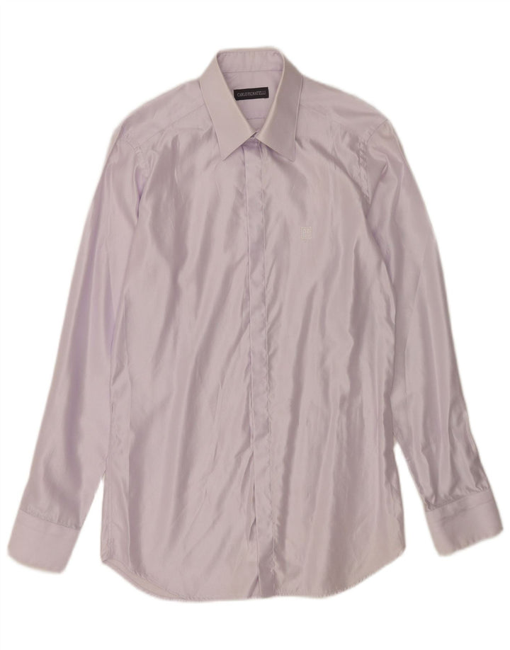 Carlo Pignatelli Herre formel skjorte str. 38 15 Medium Lilla