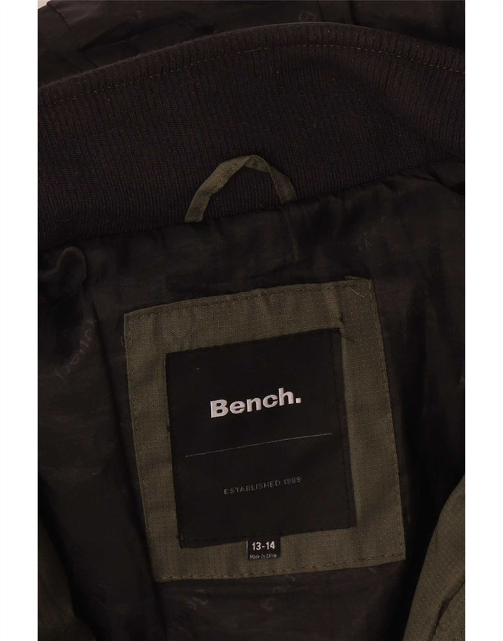 Bench drenge hættepolstret jakke 13-14 år Khaki Polyester