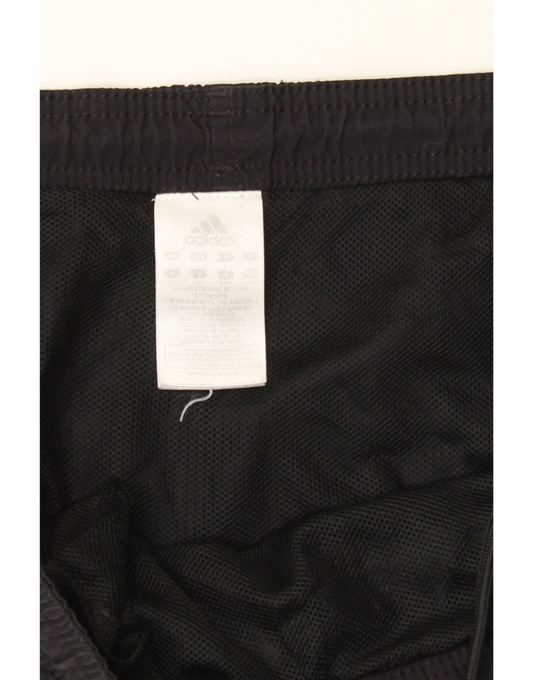 ADIDAS Mens Sport Shorts Large  Black Polyamide Vintage Adidas and Second-Hand Adidas from Messina Hembry 