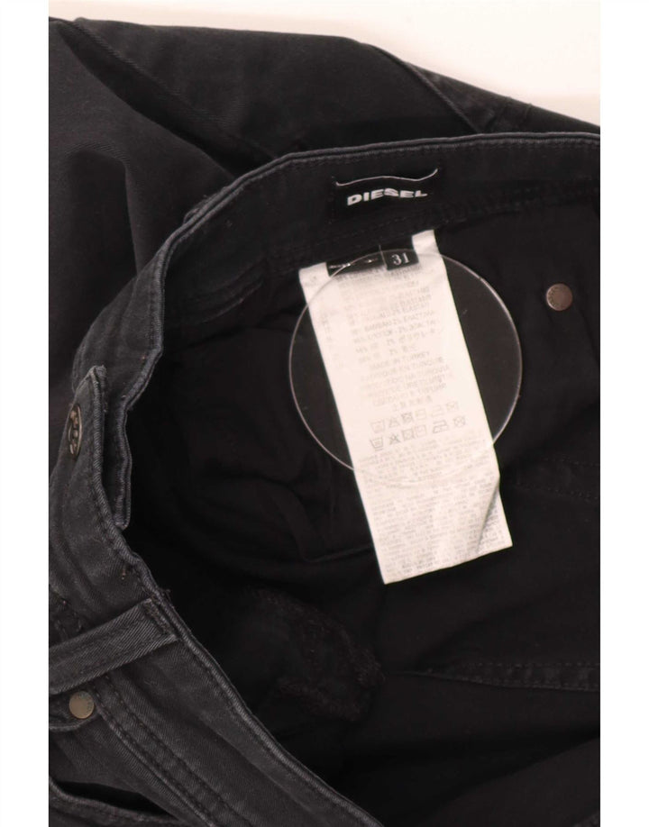 Diesel Dame Slim Jeans W31 L30 Sort Bomuld