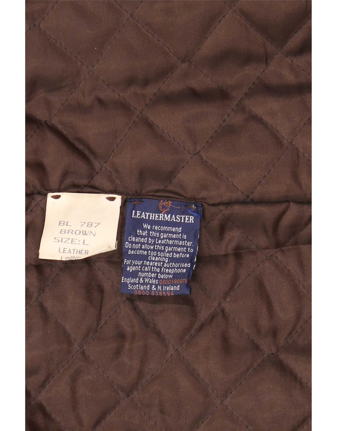 Vintage herre læderfrakke UK 40 Large Brown