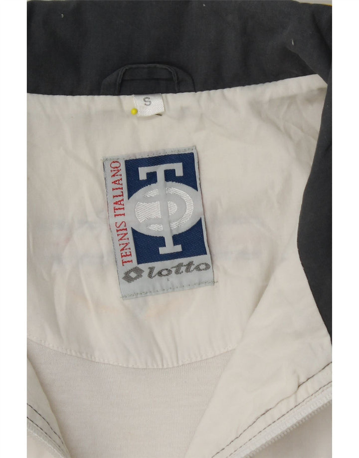 LOTTO Herre Loose Fit Grafisk træningsdragt Top Jakke Lille Hvid Colourblock