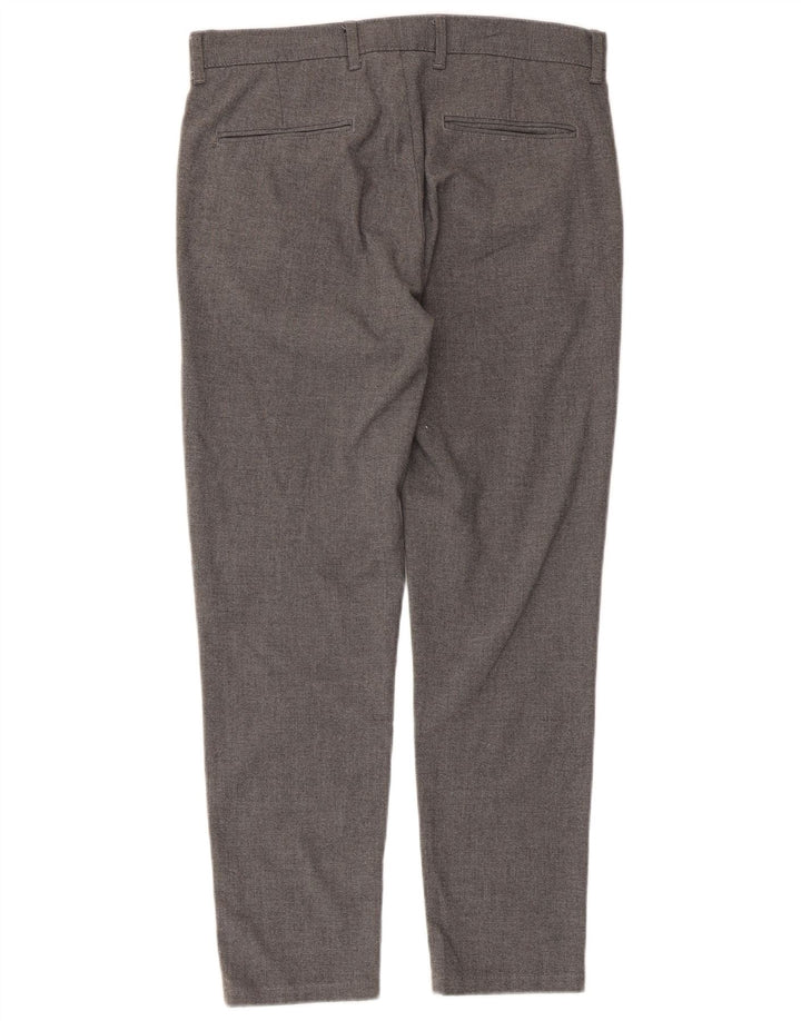 ZARA Herre Slim Chino Bukser EU 38 Small W30 L27 Grå