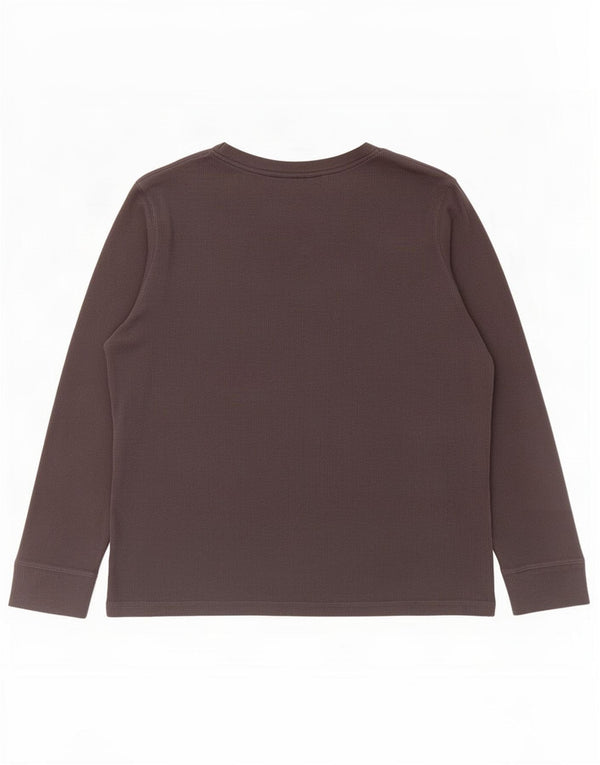 Marks & Spencer Dametop Langærmet UK 20/22 2XL Grå Bomuld