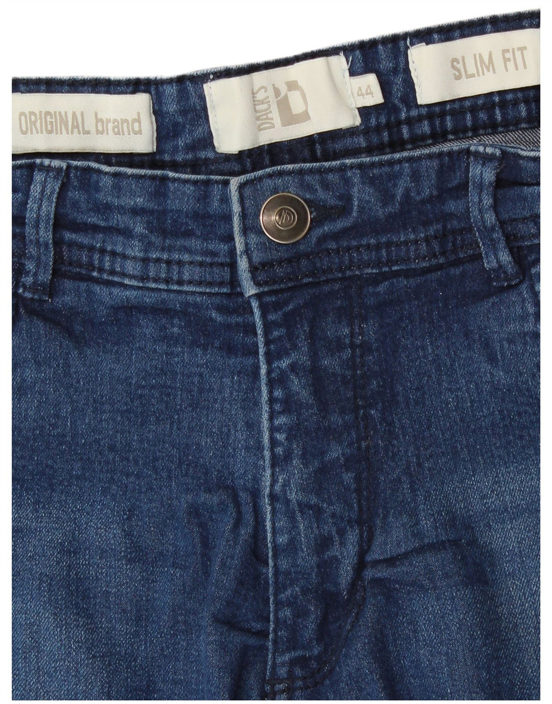 Dacks Slim Fit denimshorts til kvinder IT 44 Medium W30 Marineblå Bomuld