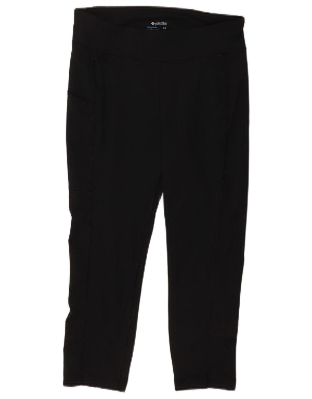 Columbia Dame Capri Leggings UK 12 Medium Navy Blue Polyester