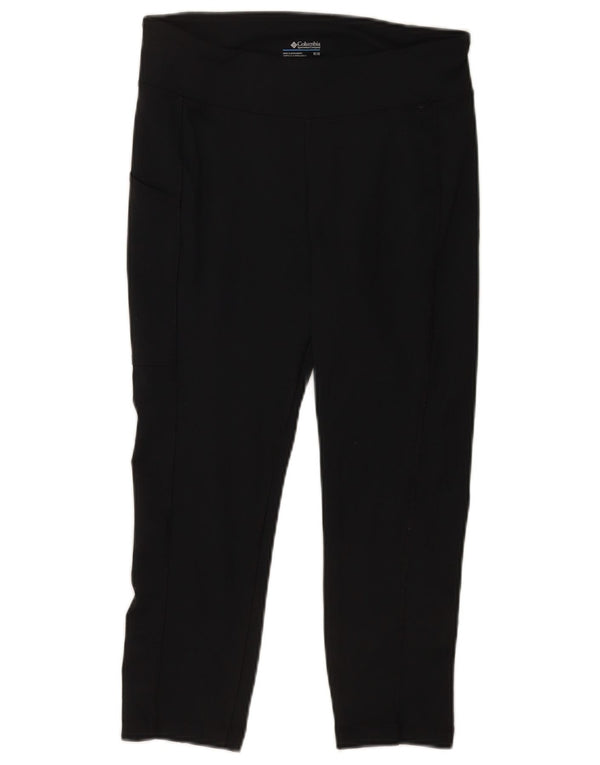 Columbia Dame Capri Leggings UK 12 Medium Navy Blue Polyester