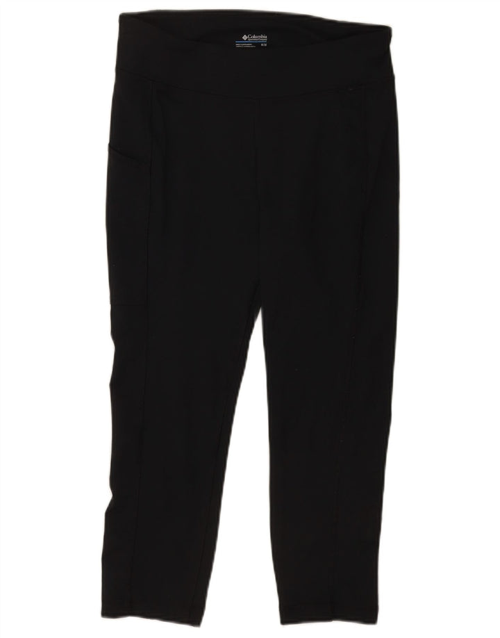 Columbia Dame Capri Leggings UK 12 Medium Navy Blue Polyester