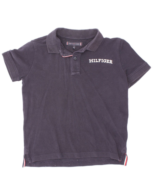 Tommy Hilfiger drenge poloskjorte 6-7 år marineblå bomuld