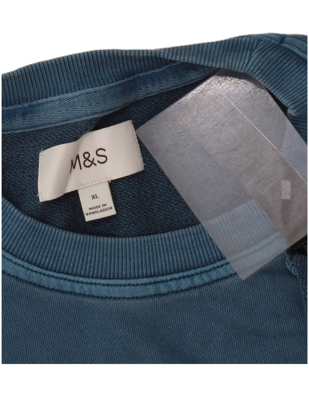 Marks & Spencer Herre Sweatshirt Jumper XL Blå Bomuld
