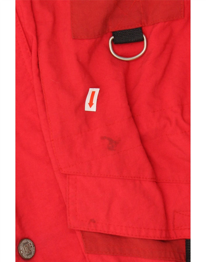 Diadora Dame Windbreaker Jacket UK 16 Large Rød Polyamid