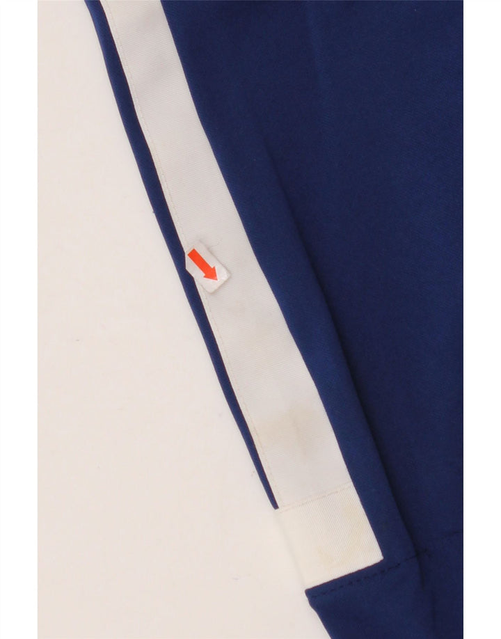 NIKE hættetrøje med lynlås til drenge 12-13 år Stor marineblå farveblok