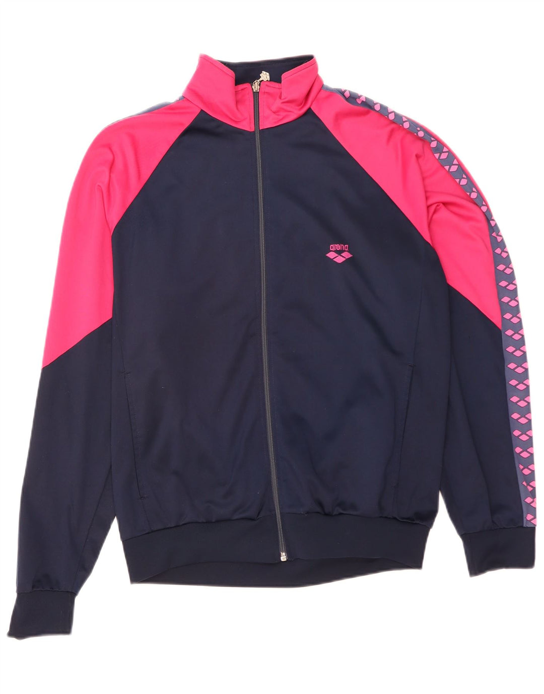 Arena Herre grafisk træningsdragt Topjakke XL Marineblå Colourblock Polyester