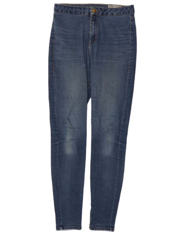 Marks & Spencer Dame Super Skinny Jeans UK 12 Medium W30 L29 Navy Blue