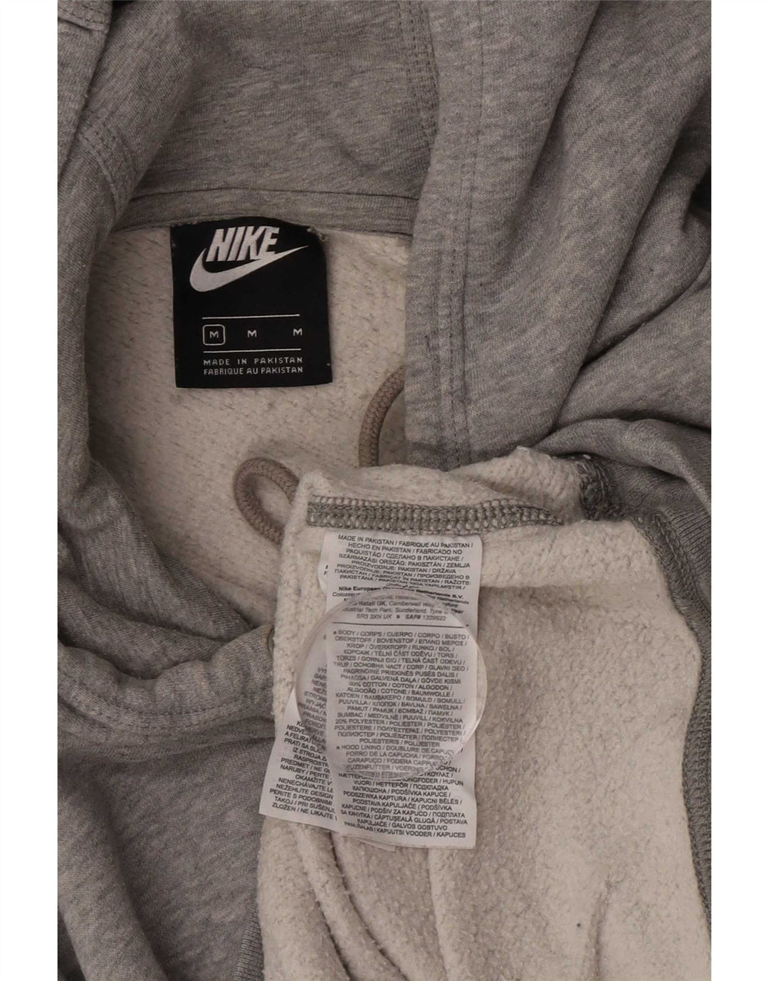 Nike Herre hættetrøje Jumper Medium Grey Bomuld