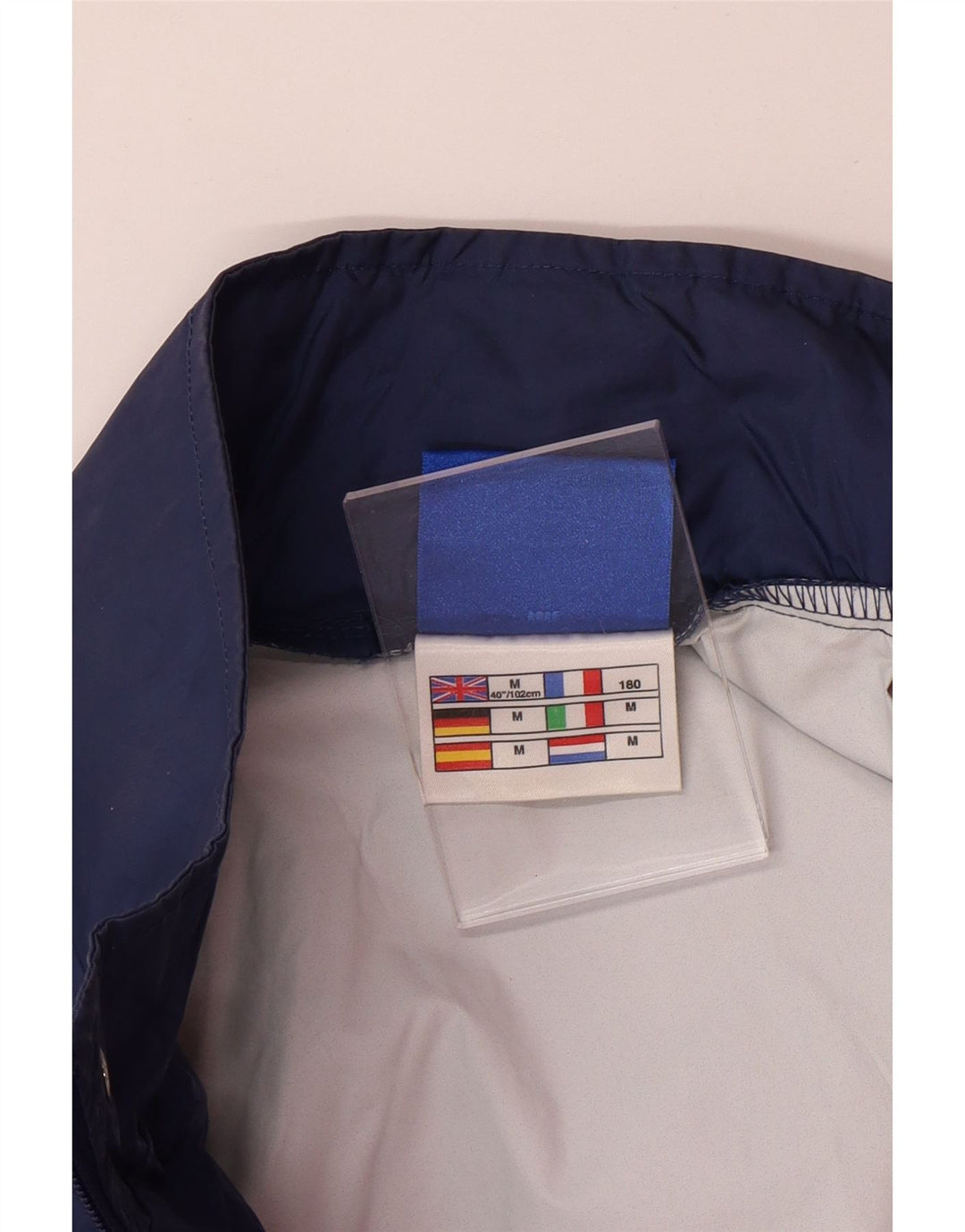 UMBRO Herre Hætte Loose Fit regnjakke UK 38 Medium Navy Blue