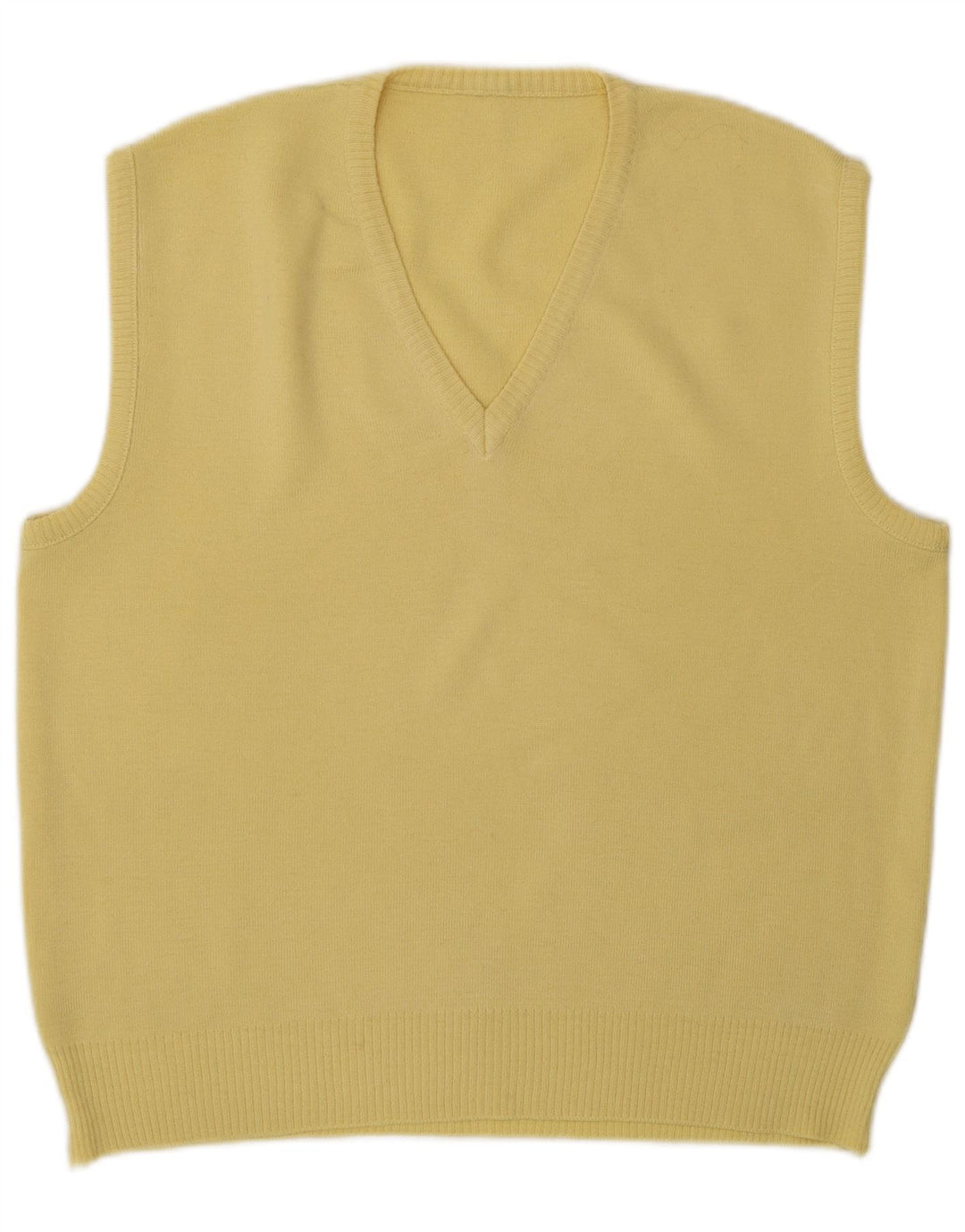 Vintage herrevest tanktop medium gul